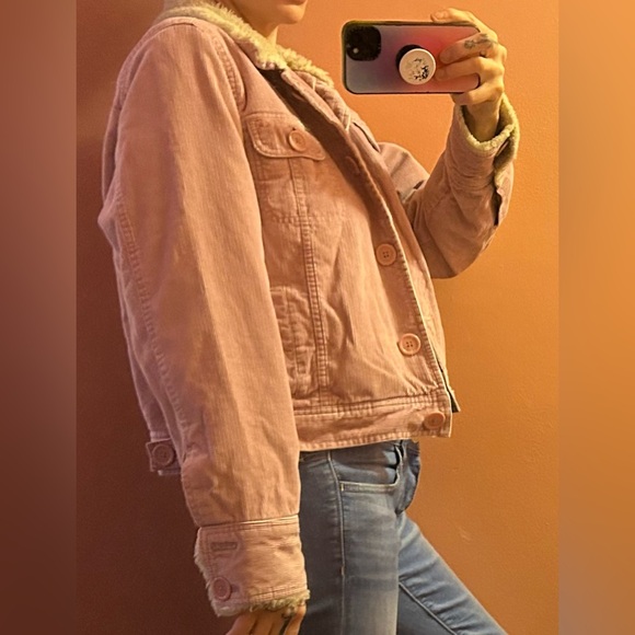 Aeropostale Baby Pink Corduroy Jacket - Picture 9 of 12